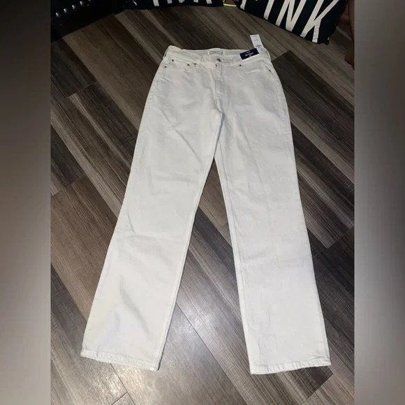 NWT Abercrombie & Fitch Light Blue Flare Jeans - Picture 13 of 15